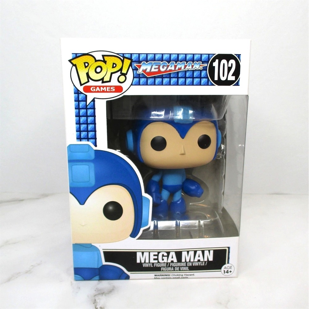 Funko Pop Games Mega Man #102 (2016) VAULTED Vinyl Collectible Character NIB